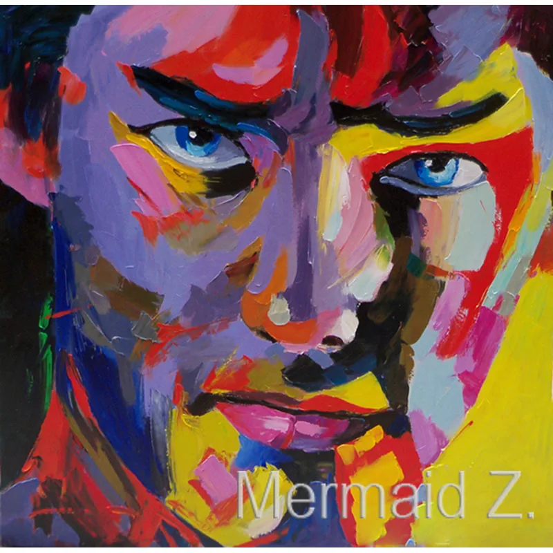 

Nielly Francoise Pop art work hand-painted oil wall art home decoration palette knife Modern Abstract oil painting on canvas
