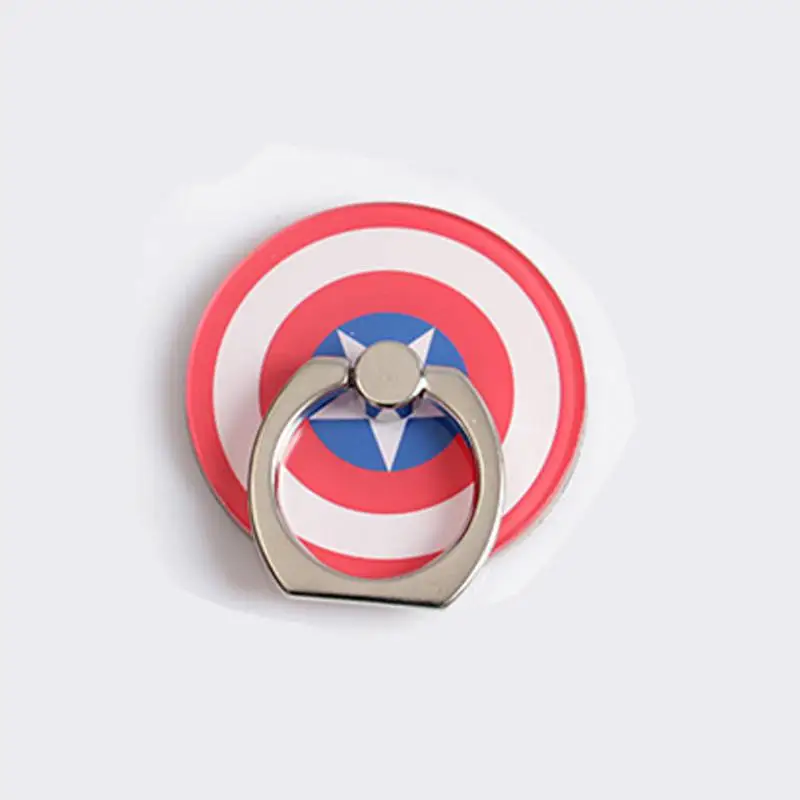 Universal Finger Ring Holder for iPhone Samsung Xiaomi Desktop Stand Marvel Ironman Batman Car Mount mobile phone holder