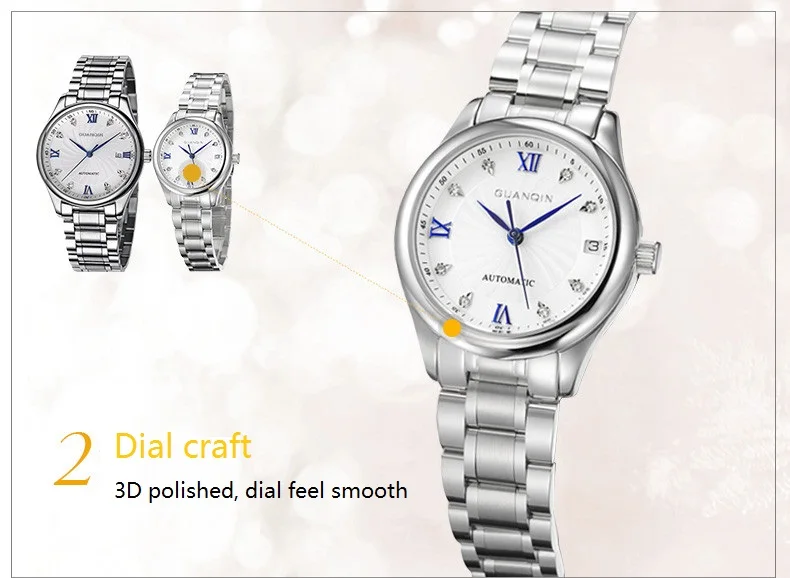 GUANQIN Luxury Lovers Watch Top Brand Women Men Watches Waterproof Sapphire Crystal 316L Stainless Steel Couple Watches 2 Pieces (17)
