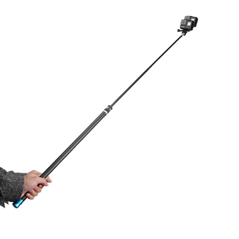 

TELESIN 106" Long Carbon Fiber Handheld Selfie Stick Extendable Pole Monopod for GoPro Hero 6 5 4 3 Xiaomi YI SJCAM Eken SOOCOO