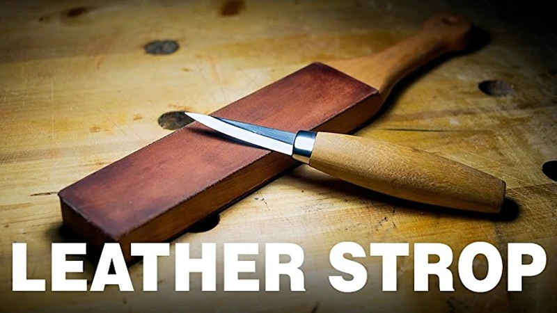 Кожа хонинга Strop 3 дюйма на 8 дюймов с 2 oz. Зеленый белый смесь шлифовальный нож
