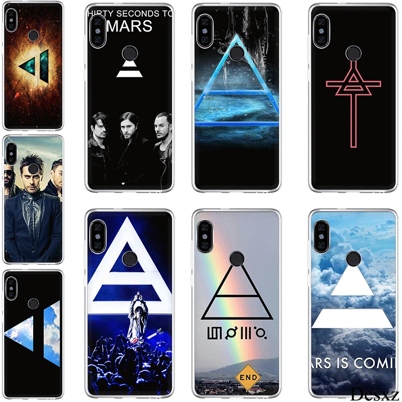 Мягкий чехол из ТПУ для xiaomi Redmi Note 4 4X5 6 5A Pro Prime 30 Second To Mars 30STM | Мобильные телефоны и
