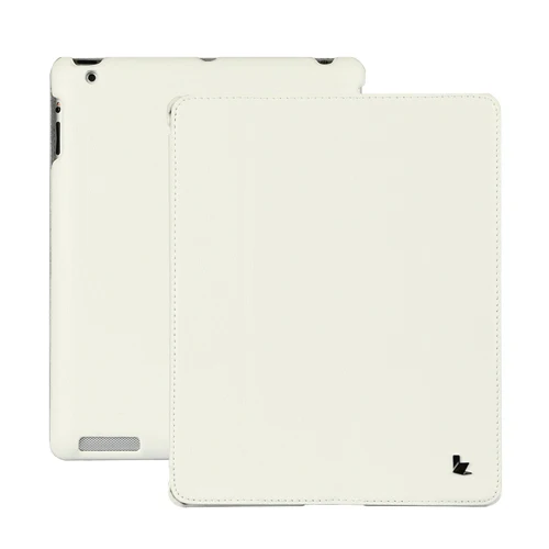 Jisoncase бренд чехол для iPad 2/3/4 защитный чехол из искусственной кожи Smart Cover чехол для iPad 2/3/4,, новая модная дизайнерская одежда - Цвет: Белый