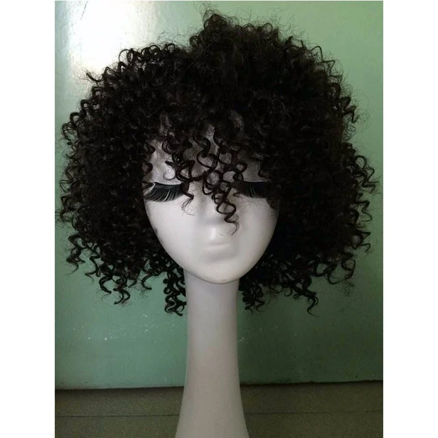 Luchshie Poluchil Afroamerikanec Pricheska Polzovatelskogo Specialno Prednaznacheny Korotkie Vyushiesya Pariki Dlya Chernokozhih Zhenshin Aliekspress