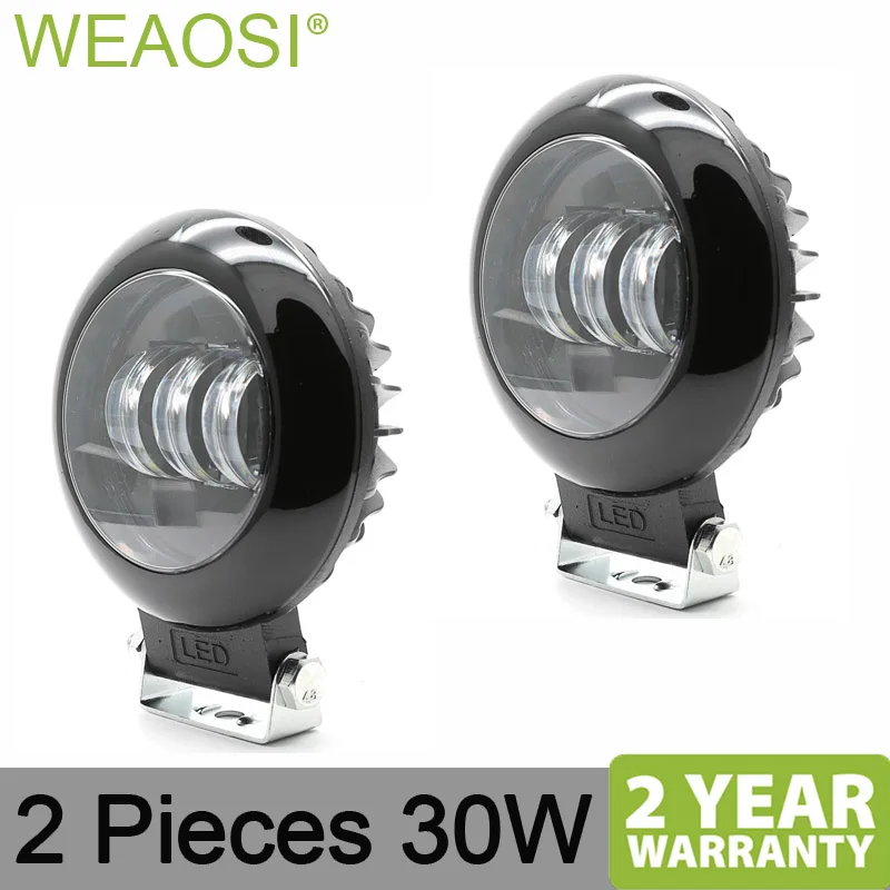 4.5 inch 30W offroad car LED Work Light 4x4 for JEEP Driving Offroad Boat Car Tractor Truck SUV ATV 12V 24V | Автомобили и