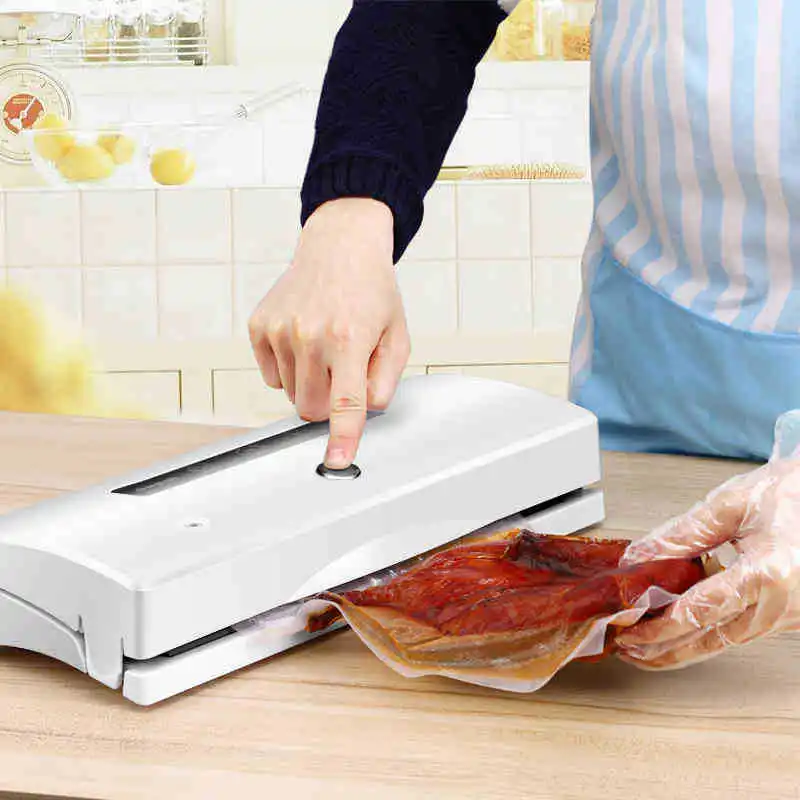 100V 240V Household Vacuum Sealer Electric Vacuum Sealing Machine Dry
