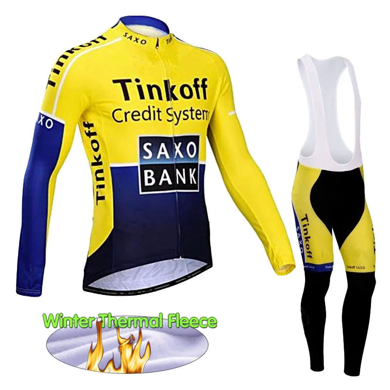 

Long Sleeve Cycling Jersey Set Winter Thermal Fleece Cycling Clothing Ropa Ciclismo Mountian Bicycle Clothing MTB Bike Clothes