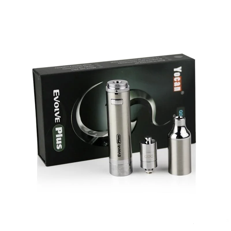 Original Yocan Evolve Plus Wax Kit Electronic Cigarette 1100mAh Battery Wax Herbal Atomizer with QDC Coil Vaporizer Vape Pen Kit