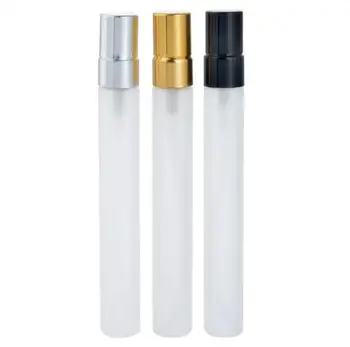

100pcs/Lot 10ML Spray Bottle For Perfume Portable Empty Cosmetic Containers With Aluminium Pump for Travel