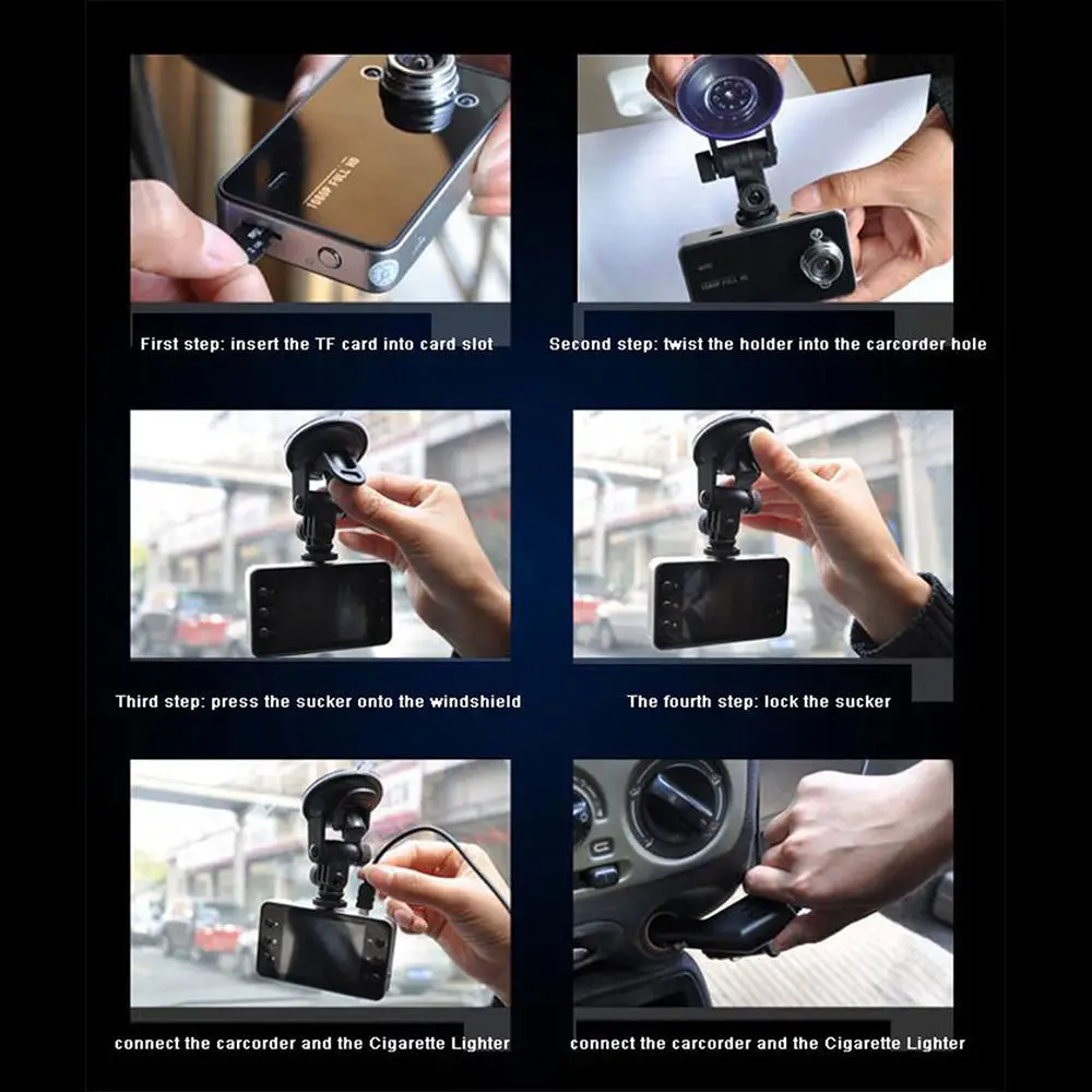 Portable Recorder HD1080 Car DVR Camera Video G-sensor Dash Mini Registrator Camcorder Driving recorder Car Wholesale gifts