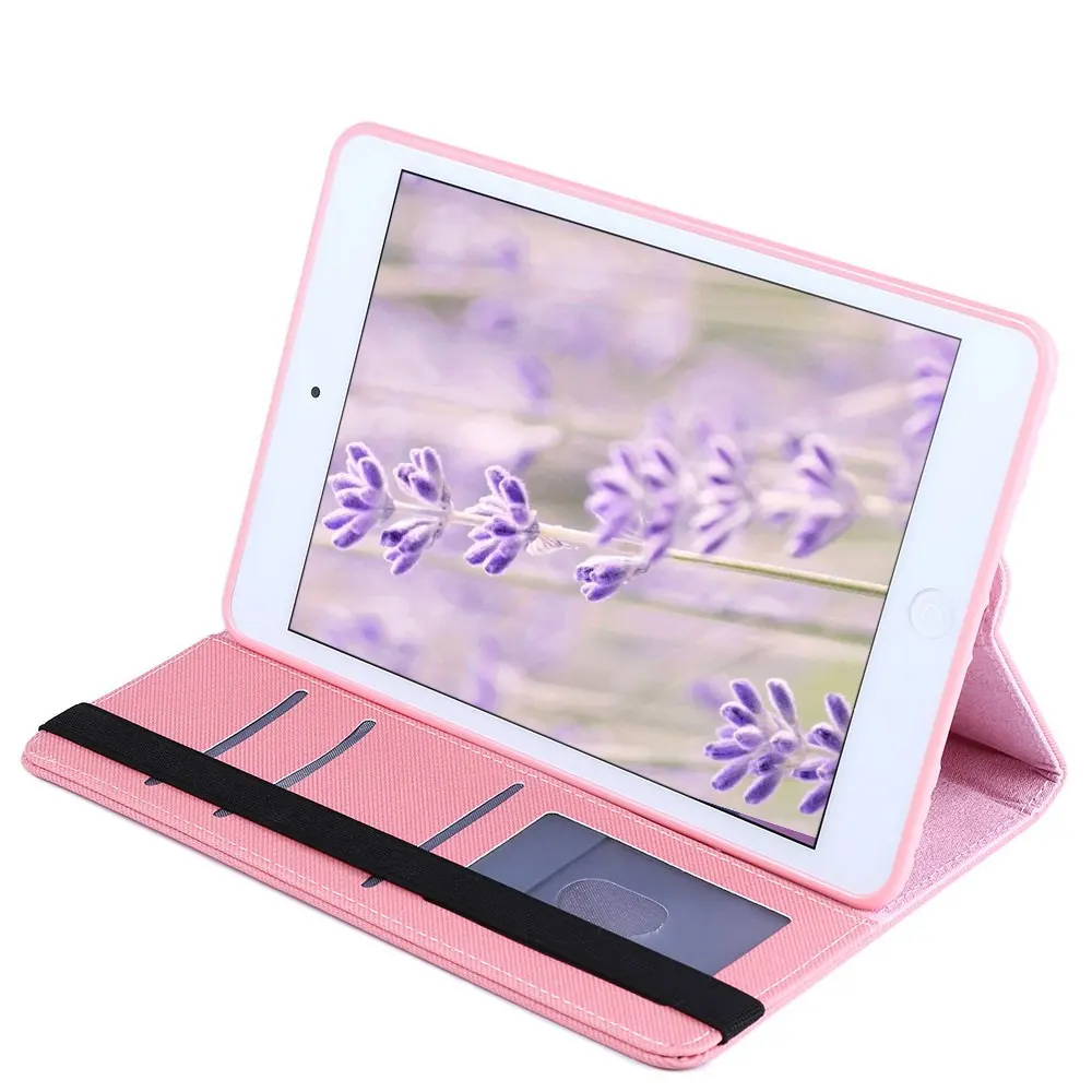 

Back Cover Protective Flip for iPad Mini 1 / 2 / 3 360 Degrees Rotating Stand PU Leather TPU Folio Detachable Soft Rubber Case