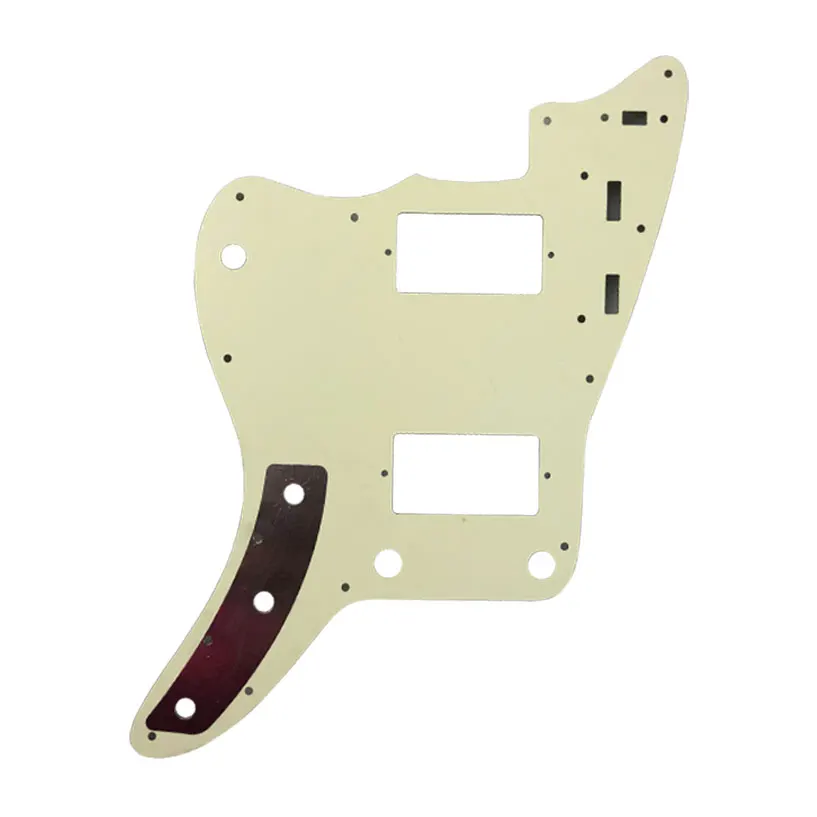 Запчасти для гитары Pleroo на заказ-для MIJ Japan Jazzmaster Guitar Pickguard с 2 PAF Humbuckers Script Plate