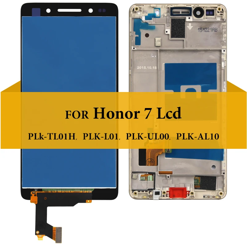 

For Huawei Honor 7 LCD PLK-TL01H PLK-L01 PLK-UL00 PLK-AL1 Touch Screen Assembly Display Replacement Touch Screen with Free Gift