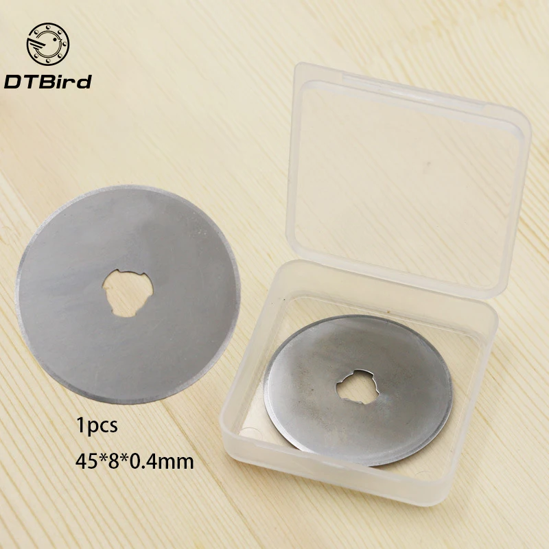 

1Pcs Rotary Round Blade 45MM Convenient Replacement Spare Roller Patchwork Wheel Blades Knife Cutter Accessories DIY Hand Tools