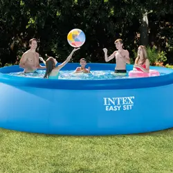 INTEX 28166 15 футов 457*107 см выше земли бассейн piscina легко установить летний бассейн играть одежда заплыва семья лестница для бассейна фильтр