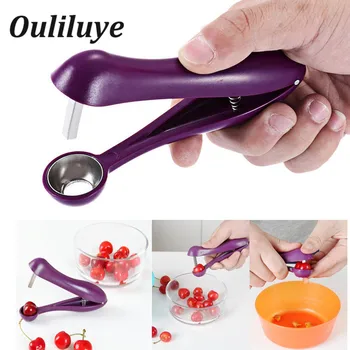 

Cherry Fruit Kitchen Pitter Remover Olive Core Corer Remove Pit Tool Seed Gadget Stoner Cherry Core Removal Kitchen Accessories
