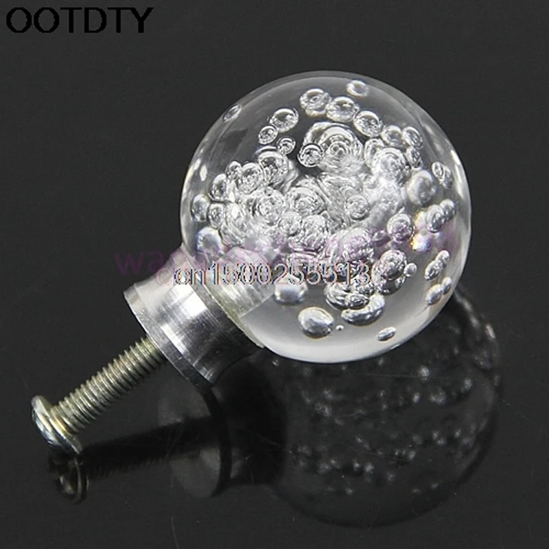 

3pcs/lot Door Pull Clear Bubble Acrylic Door Pull Knob Drawer Cabinet Cupboard Handle 30mm Hardware Hot Sell