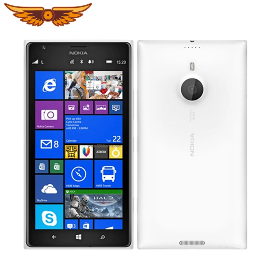 Оригинальный мобильный телефон Nokia Lumia 1520 Windows 8 четырёхъядерный 2 гб озу камера 20