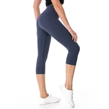 

2018 NWT Eshtanga woman capris Top Quality Women Yoga High Elastic Waist Solid Skinny Stretch Leggings Size XXS-XL Free Shipping