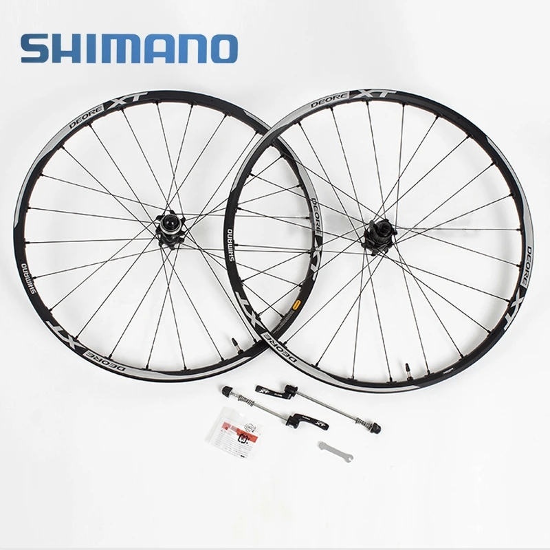 SHIMANO DEORE XT M785 CENTER LOCK HUBS MTB HAND BUILD WHEELSET 26