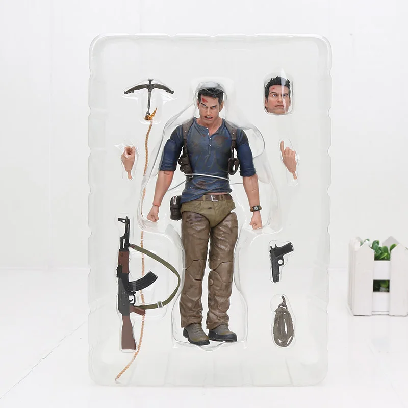 18 см NECA Uncharted 4 A краж с концом Нейтана Дрейка Ultimate Edition ПВХ экшн фигурка Игра