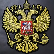 Нашивки на оружие России на заказ, железные значки w/eagles, наклейки для одежды, куртки, жилета, двойные нашивки на флаг Орлов России