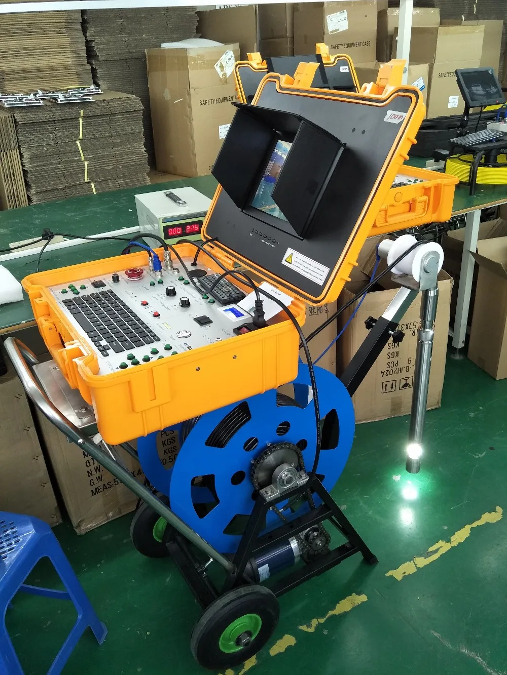 Подводная камера видеонаблюдения с двойным обзором 200 м 300 400 500 м|inspection camera|borehole