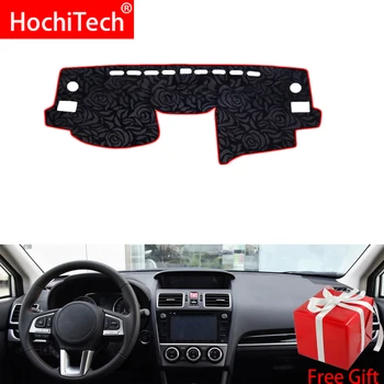 

Rose Pattern Non-slip Dashmat Dash Mat Dashboard Cover Pad Cover Carpet Car Sticker for SUBARU XV 2011-2017 Car Styling