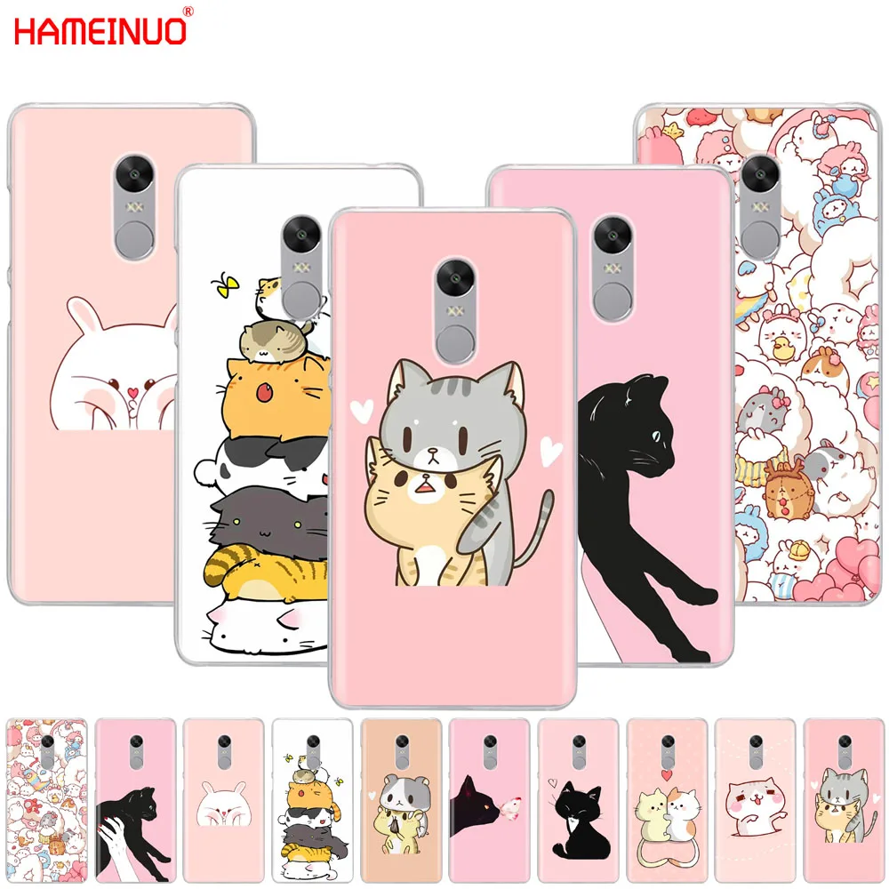 HAMEINUO Kawaii Molang мультфильм аниме собака Кот Чехол для телефона Xiaomi redmi 5 4 1 1s 2 3 3s pro PLUS