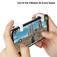 2PCS Pubg Mobile Controller L1R1 Trigger Fire Button Aim Key Shooter For Fortnite Game Gamepad Controller Phone Stand Function