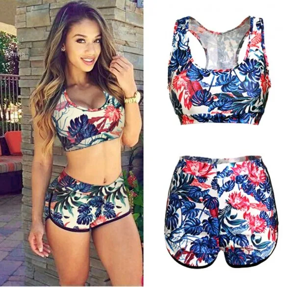 beach wear shorts and tops