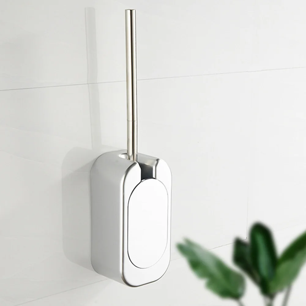 

2019EHOME BUY Punch-free Wall-mounted Toilet Brush Set for Bathroom 4 Colors