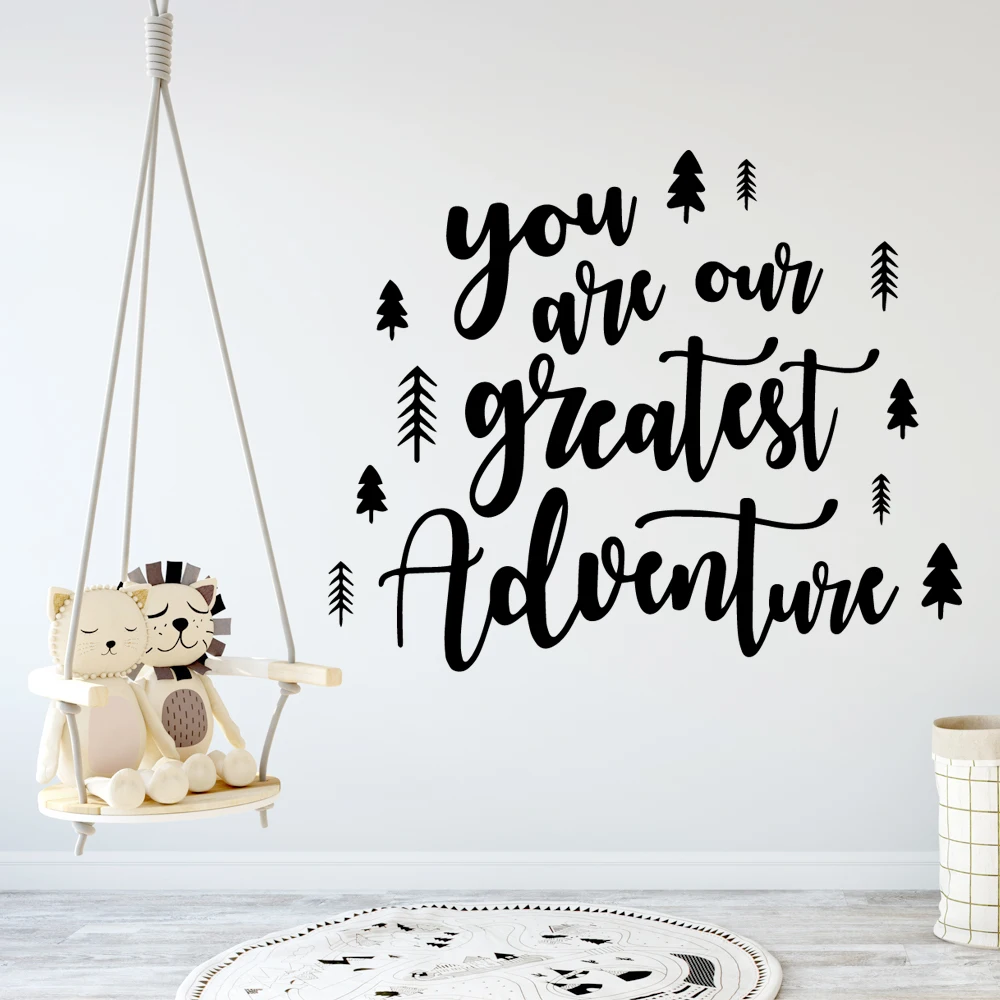 

Carved letter Waterproof Wall Stickers Home Decor For Kids Room Decoration Sticker Mural Living Room naklejki na sciane