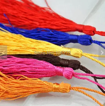 

Wholesale 20PCS Handmade Mini Silk Tassels Satin Bohemian Tassel Supplies Jewelry Supplies 7mm