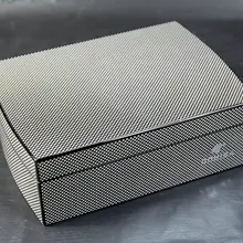 COHIBA чехол для сигар Humidor для путешествий из кедрового дерева коробка для сигар с увлажнителем и гигрометром углеродное волокно для лица Аксессуары для сигар