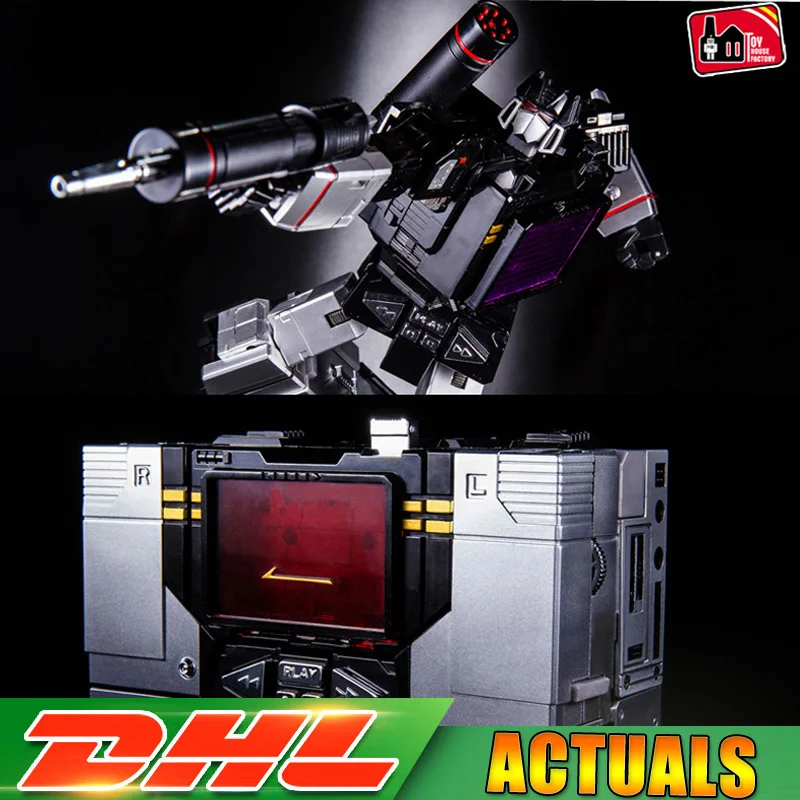 

2018 Transformation G1 THF 01B Black One Tape Walkman MP13 Oversize Alloy KO Action Figure Robot Collection Robot Toys Gifts
