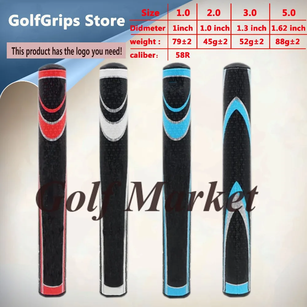 PU Golf clubs putter Grip Wholesale 10pieces Non slip Golf Grips SLIM Fatso1.0/2.0/3.0/5.0 with