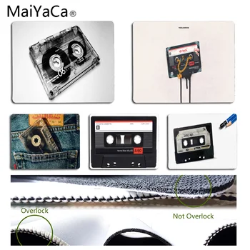 

MaiYaCa Custom Skin Cassette tape High Speed New Mousepad Size for 18x22cm 25x29cm Rubber Rectangle Mousemats