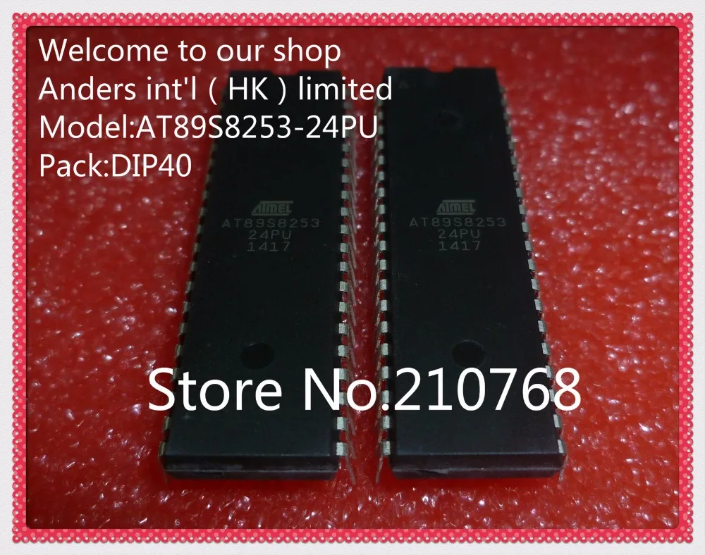 10 шт./лот AT89S8253-24PU AT89S8253-24 AT89S8253 DIP40 | Электронные компоненты и принадлежности