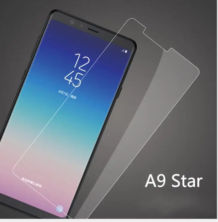 200 шт./лот и закаленное стекло Защита экрана для Samsung A9 Star Lite A8 J4 J6 J7 J7PRIME J8 2018