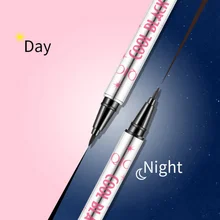 Леди супер черный Водонепроницаемый жидкий карандаш для глаз Подводка для глаз карандаш Косметика Макияж Маркер для подводки Глаз Основы красоты подводка для глаз, контур