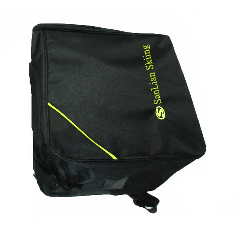 Adulto grueso profesional hielo esquí botas de nieve mochila casco de gafas llevar portátil bolso de hombro para Snowboard 40X40X25 cm - 5