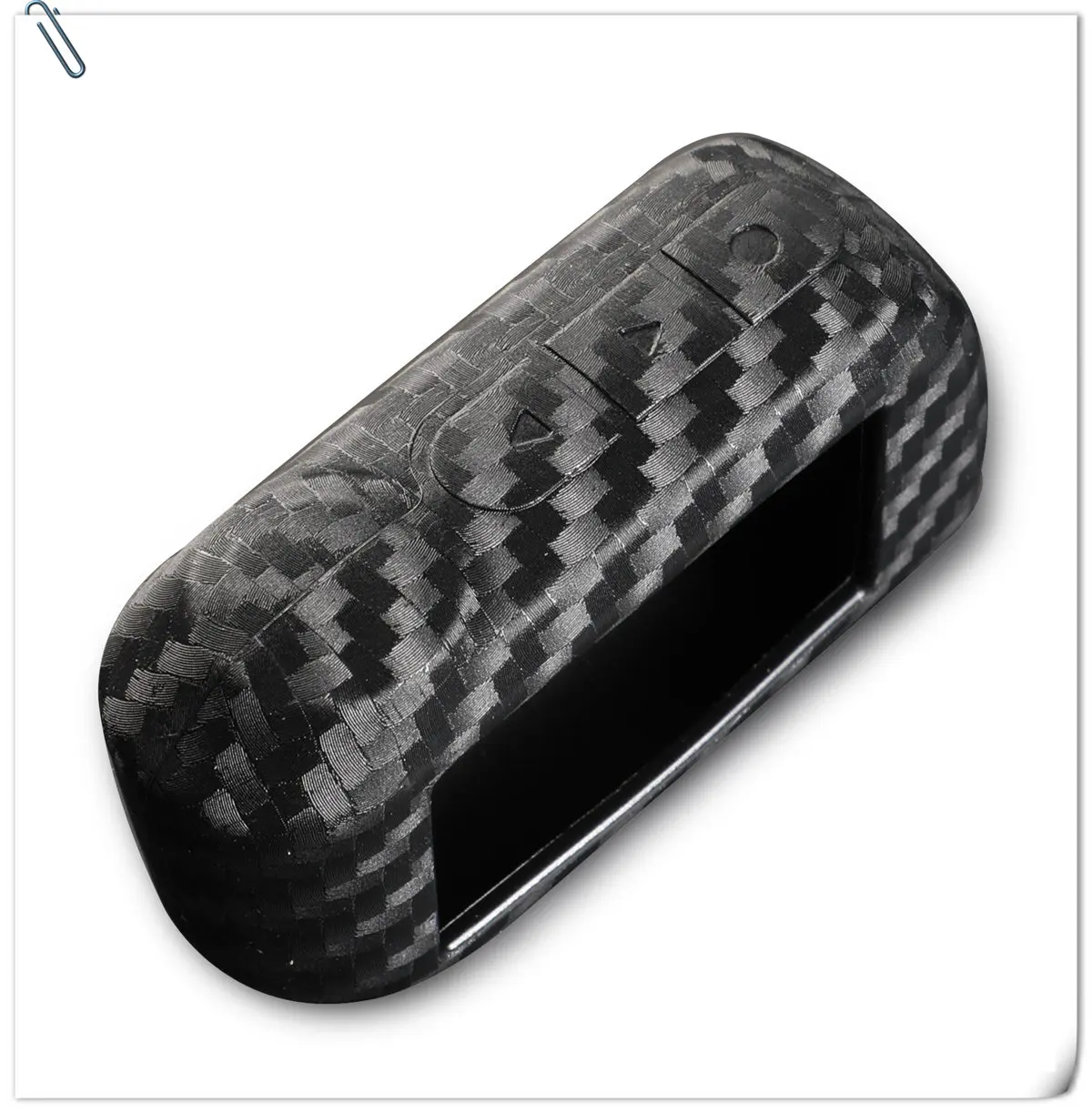 Keyforkess 10X custodia in Silicone al carbonio per Starline A93 A63 A96 auto 2 vie allarme telecomando sensore controllo LCD portachiavi copertura Car Styling - HTB1pSiaSb2pK1RjSZFsq6yNlXXa3