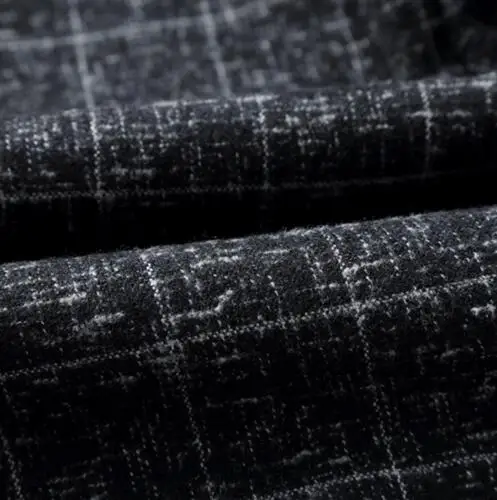 2019 Wool Fashion Jacket Men Classic Jacket Stylish Grid Suit Blazer Jacket Casual Business Tailored Mens Skinny Slim Blazer