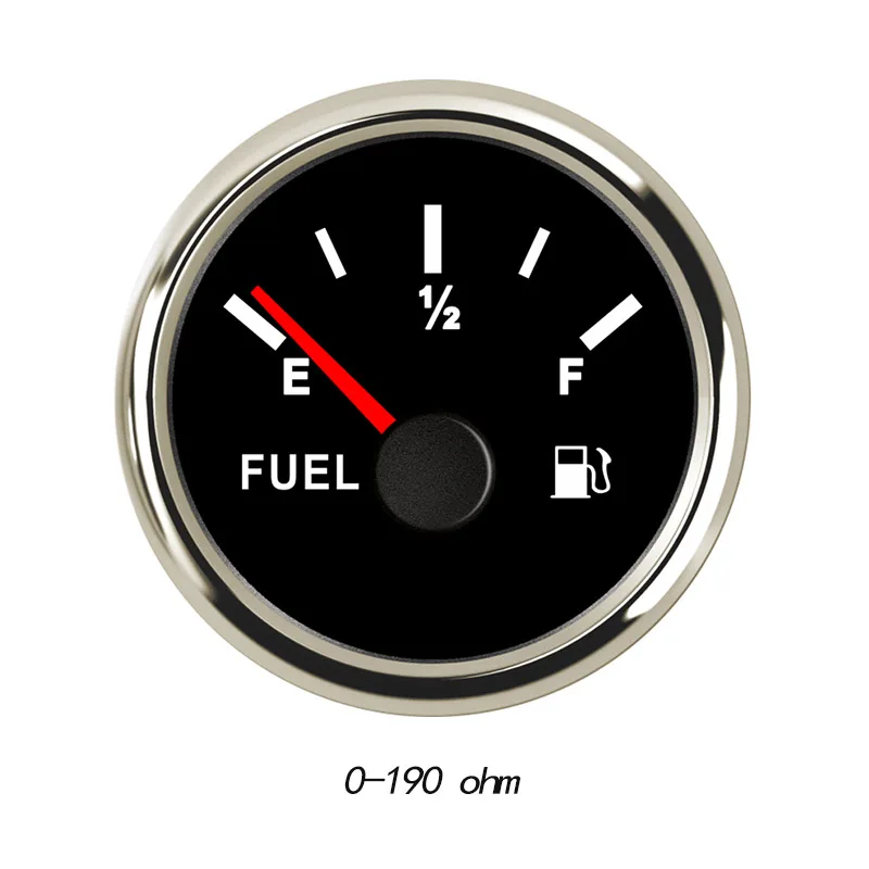 0-190ohm Автомобильный датчик уровня топлива, измеритель 240-33 Ом топлива Манометр индикатор для мотоциклов и автомобилей Грузовик Лодка морской масляный бак 12V 24V - Цвет: BS 0-190ohm