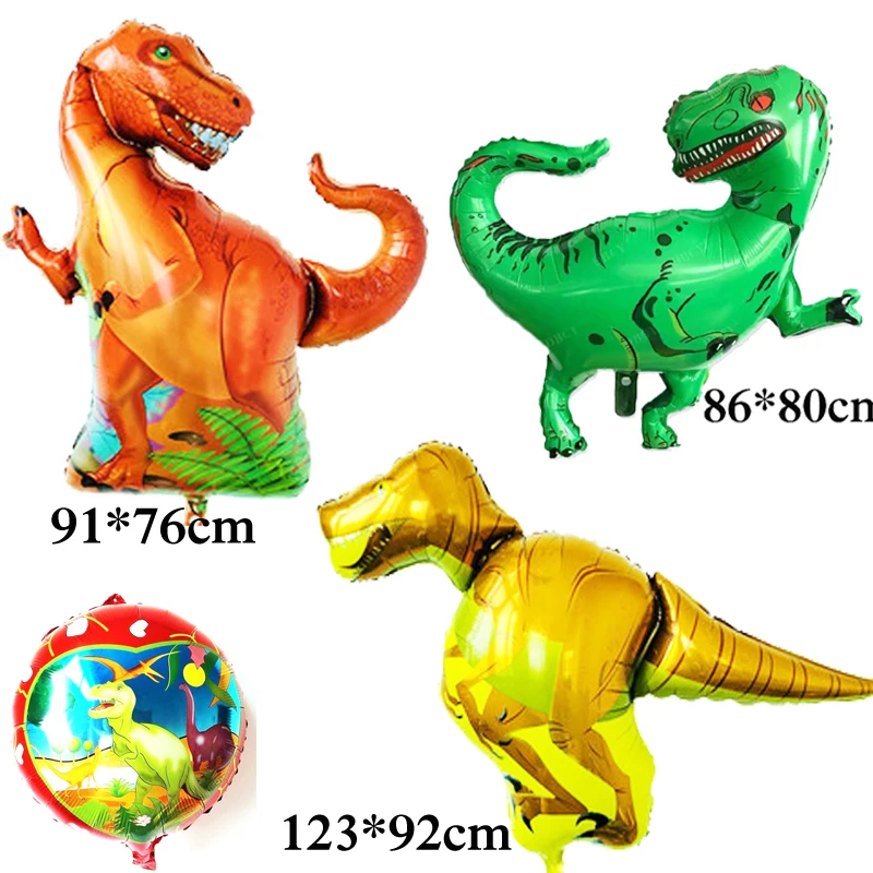 1pc Dinosaur balloons foil material animal Dinosaur air balloons for