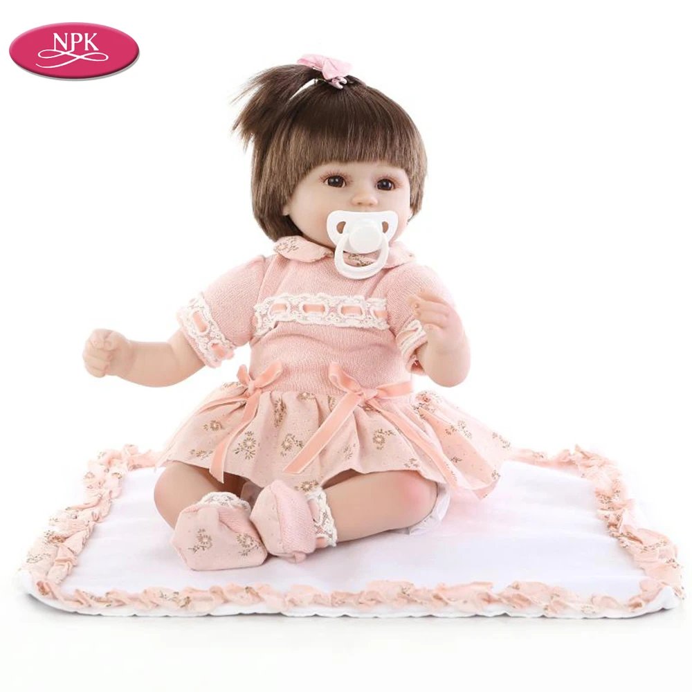 NPK Bebe Reborn Menina силиконовые куклы для новорожденных девочек реалистичные принцессы
