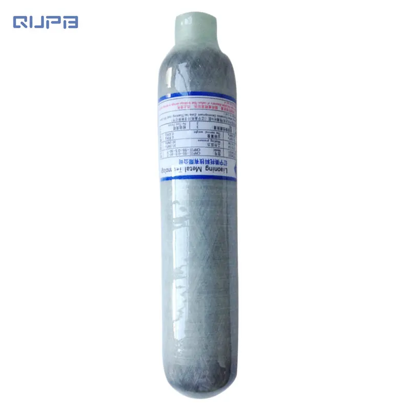 PCP Пейнтбольный бак 0.5L цилиндрический корпус из углеродного волокна 4500 PSI M18 * 1 5|pcp