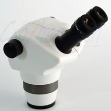 Научный 8x-50x бинокулярный зум стерео микроскоп головка для электроники WF10X/20 AD
