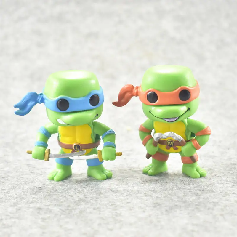 Funko POP 6 шт./набор Brother TMNT фигурка игрушка мультфильм цифровая Коллекция Модель подарок на день рождения игрушки